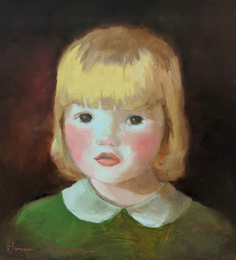 Eloise Waggoner Portrait Painting - Young Girl