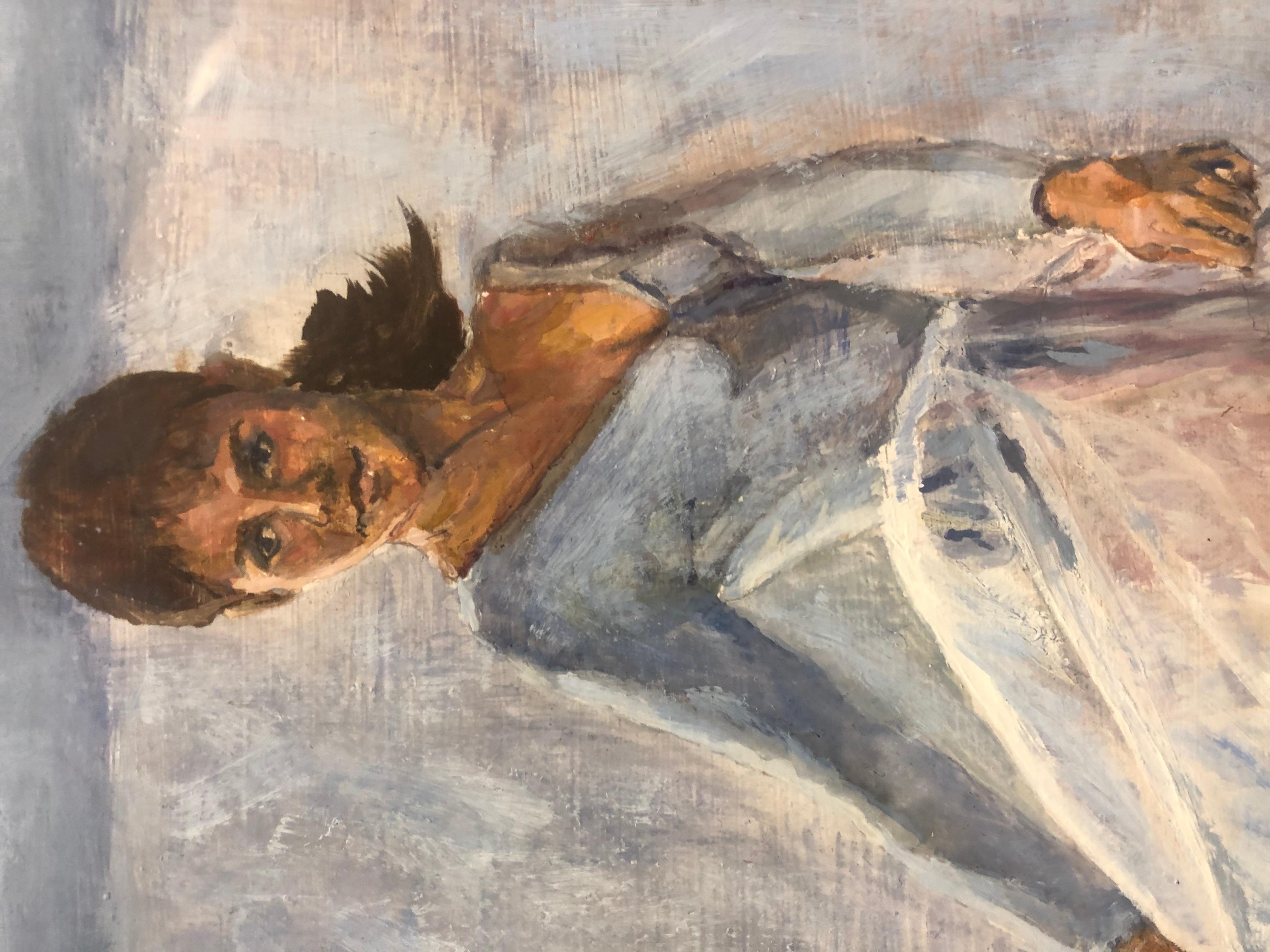 Ballett-Tänzer (Impressionismus), Painting, von Connie Fairclough