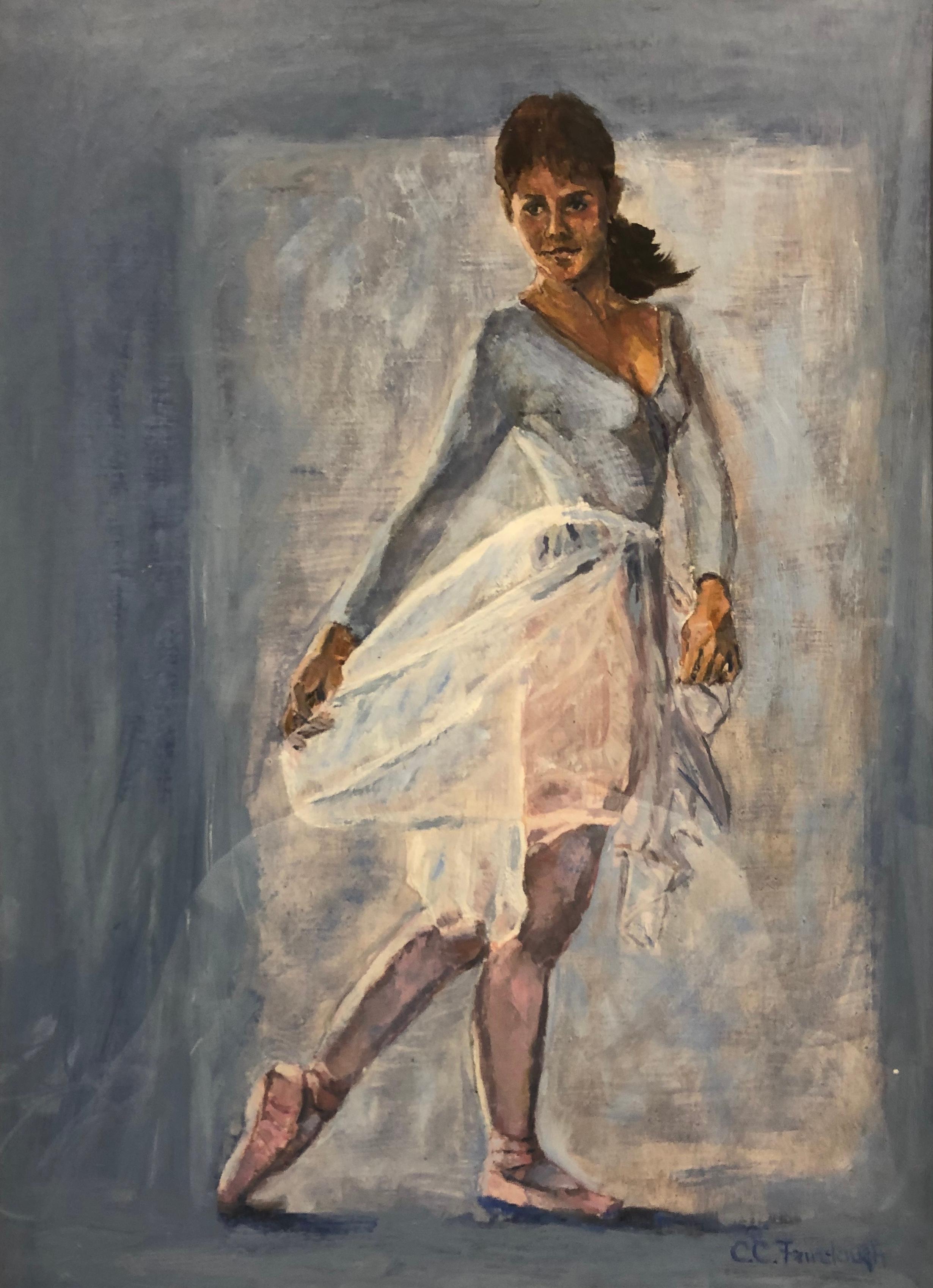 Figurative Painting Connie Fairclough - Danseuse de ballet