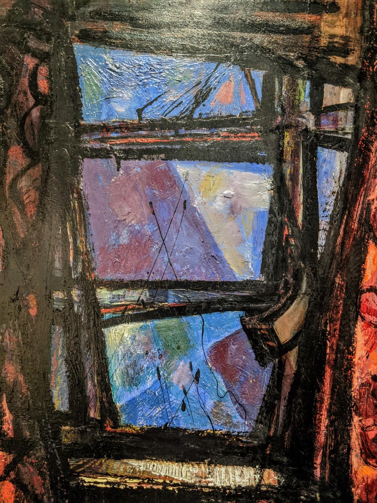 Midnight Repose - Abstract Impressionist Painting by Edward L. Loper Sr