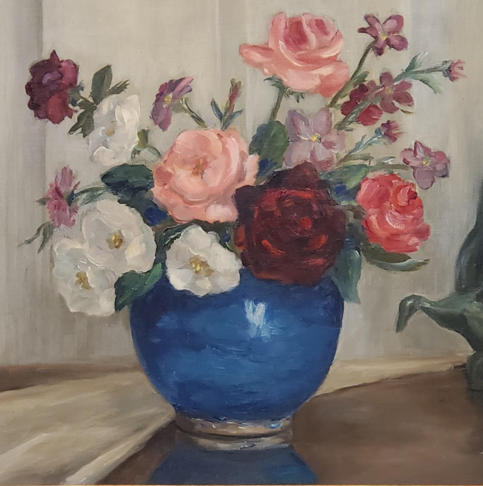 Nature morte - Peinture à l'huile de Corinne Jackson vers 1935 2