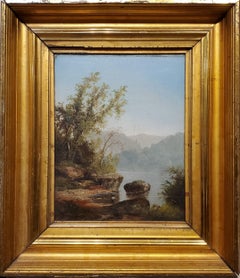 New Hampshire Landscape Painting Attributed to John WA Scott