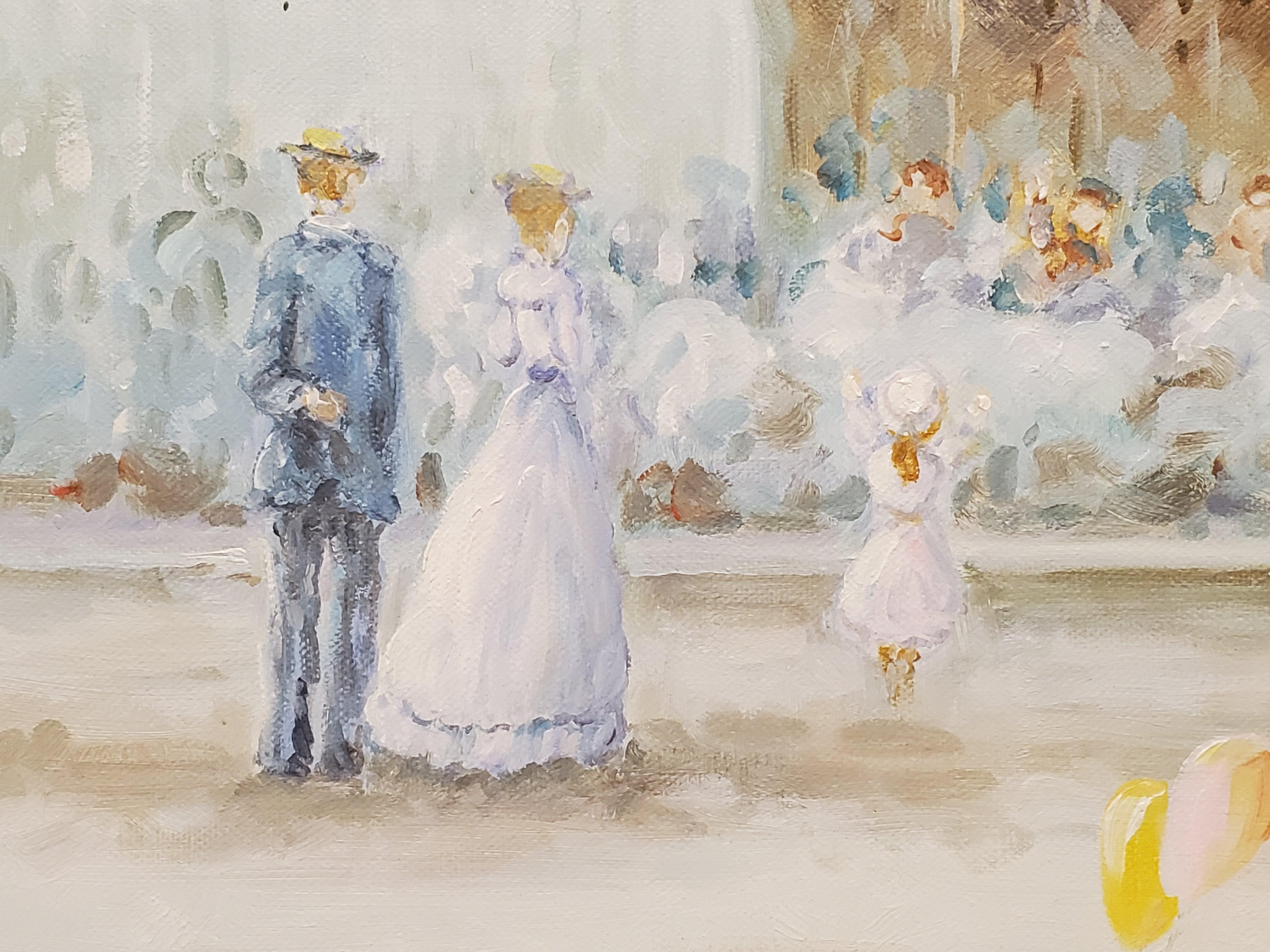 Families At The Carousel by J. Rey Huston 3