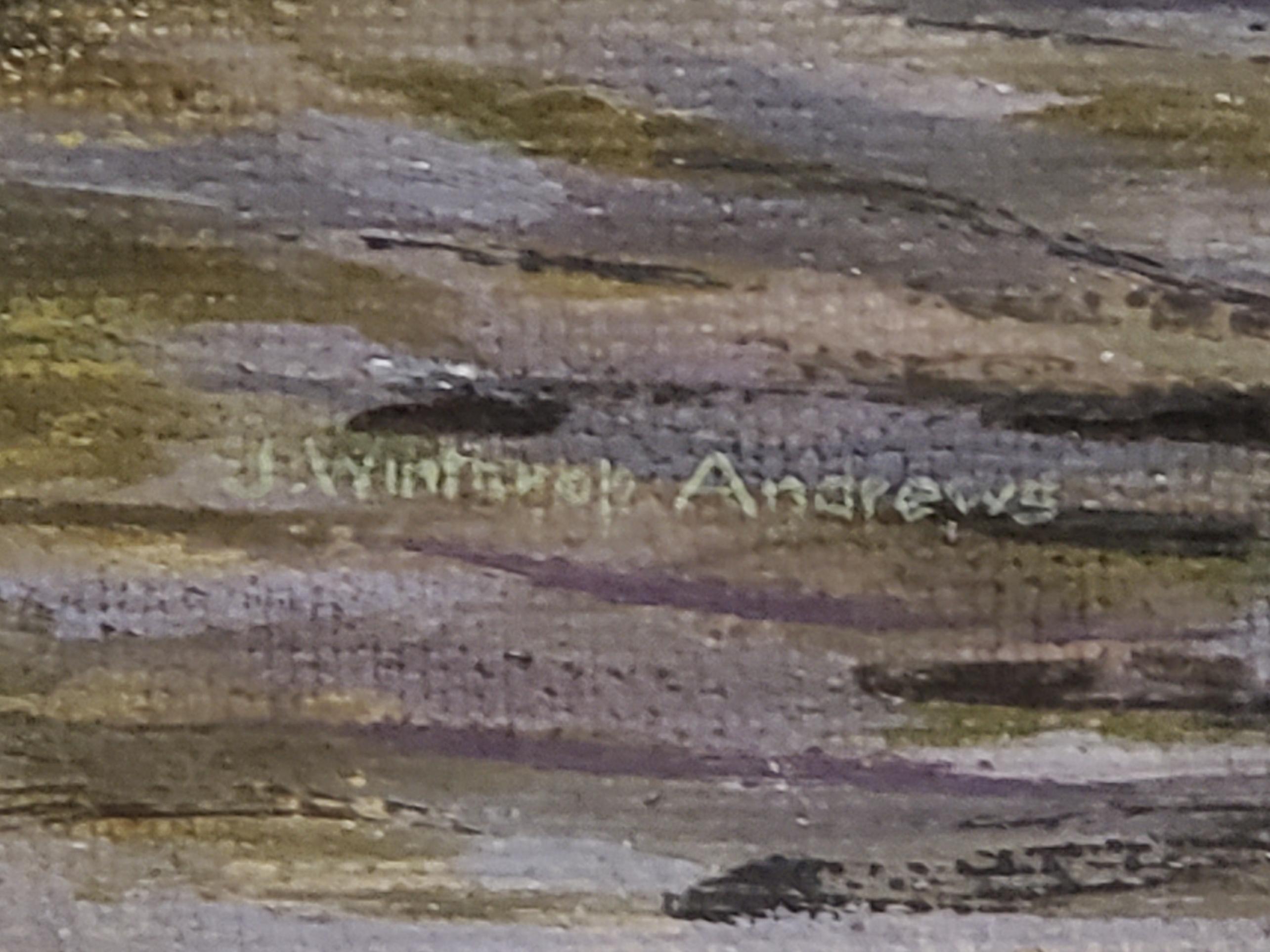 John Winthrop Andrews, American 1879-1964 Impressionist River View 1