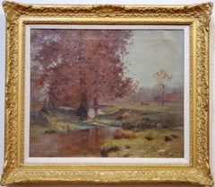 Autumn Landscape Along The Bronx River by Walter Clark