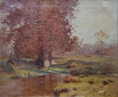 Autumn Landscape Along The Bronx River by Walter Clark