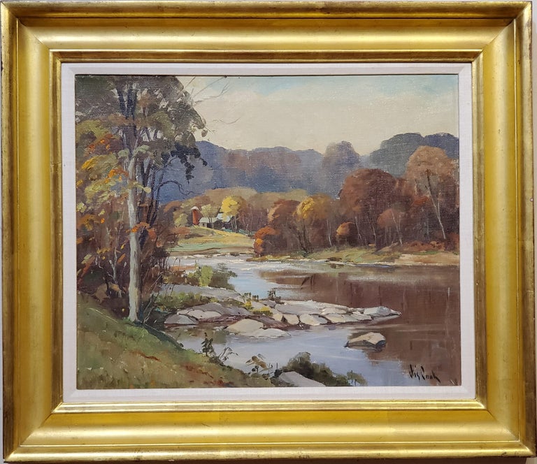 Otis Cook - Landcsape Oil Painting by Otis Cook at 1stDibs