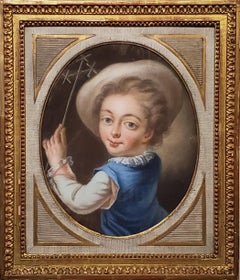 Portrait of a Boy is a French School 18th Century Pastel Painting