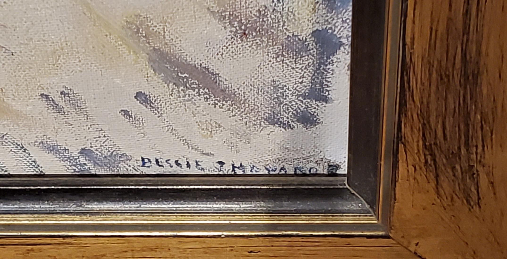 Bessie J. Howard, Américaine, (1890-1962)

Il s'agit d'une peinture à l'huile lumineuse et colorée d'un clown sur carton d'artiste et mesure 12 pouces de haut par 9 pouces de large. C'est signé dans le coin inférieur droit. Peint entre