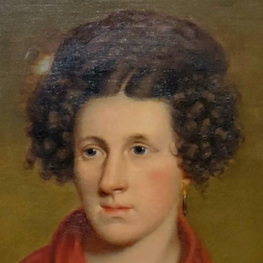 American School Portrait of Rebecca Sterns by Robert Street circa 1840. 1
