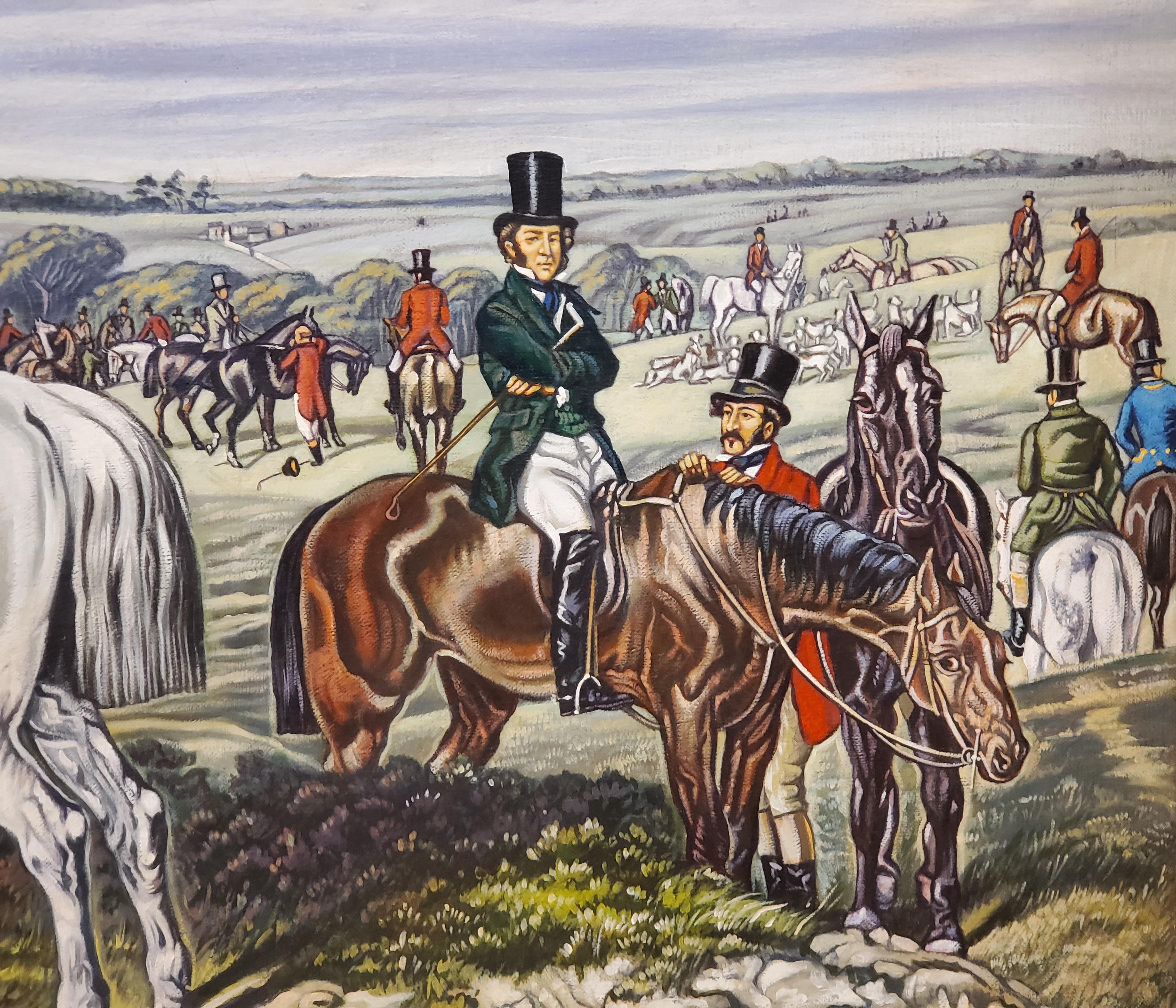 The Fox Hunt signed by T. G. Pollard 1