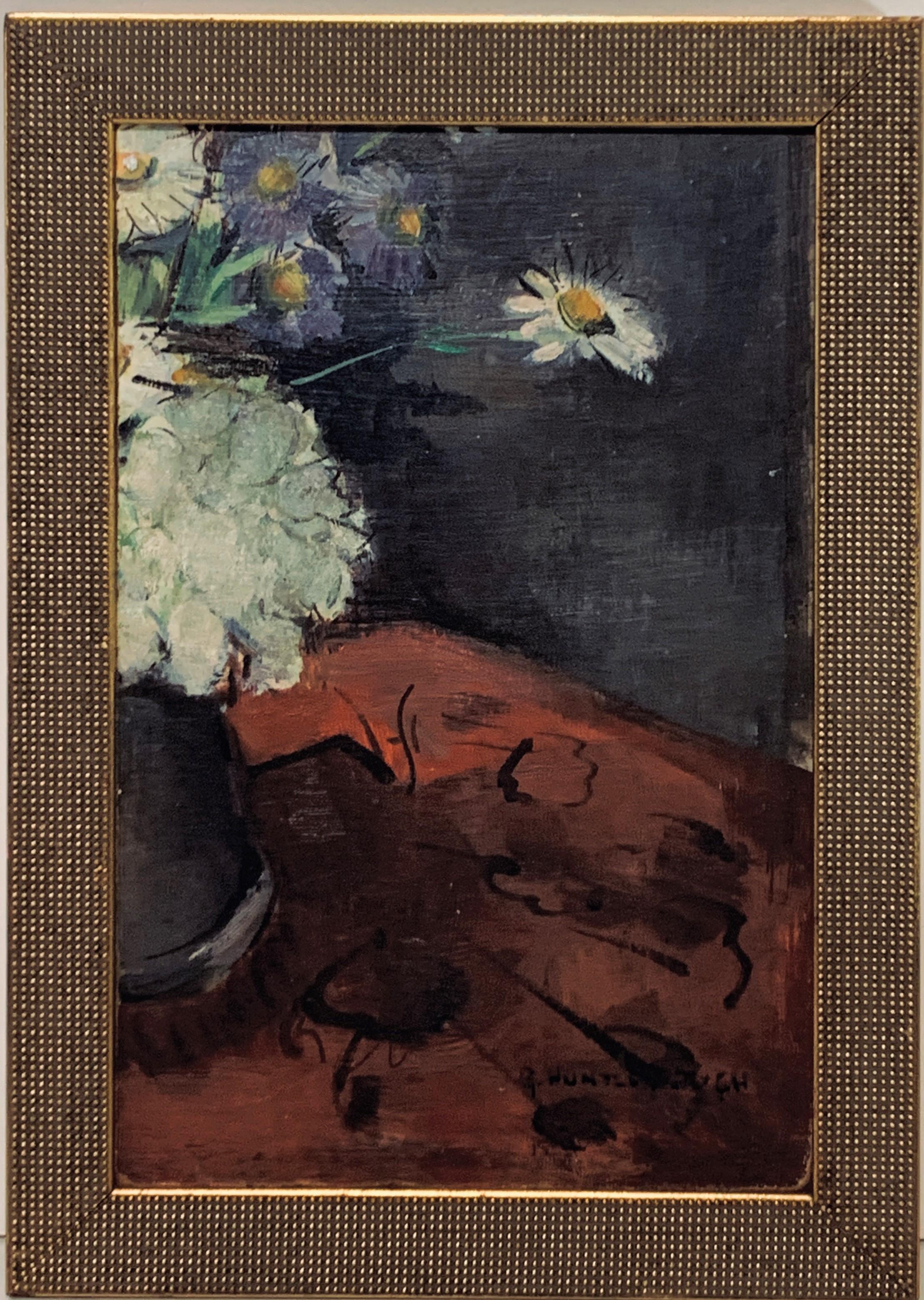 Grace Huntley Pugh Still-Life Painting - Still Life Painting by American Woman artist, Abstract Impressionist, Ca. 1965