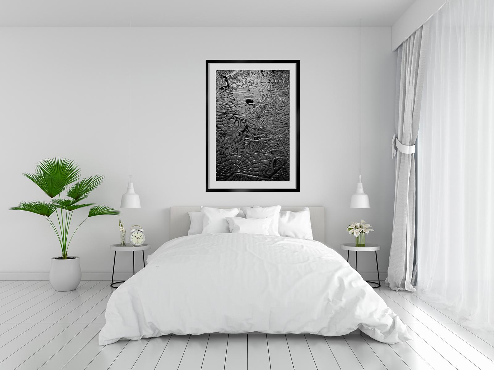 Barcelona - Signed limited edition still life, Black white, City floor - Contemporary Photograph by Ian Sanderson
