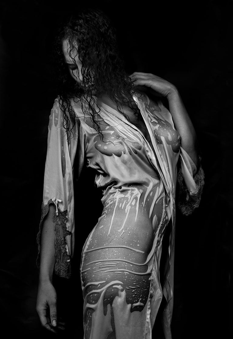 Ian Sanderson Nathalie Impression nue sensuelle en édition limitée, photo en noir et blanc