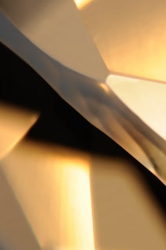 Bling 13 -Edición limitada firmada Impresión abstracta marrón, Contemporáneo oscuro, Cuadrado