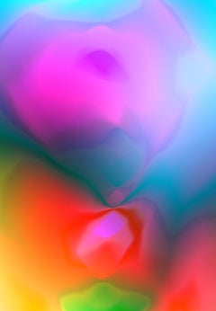 Bright star 1 - Signed limited edition abstract art print, Contemporary Square