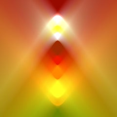 Diamond 4 - Signierte limitierte Auflage abstraktes Quadrat, Großformat Contemporary