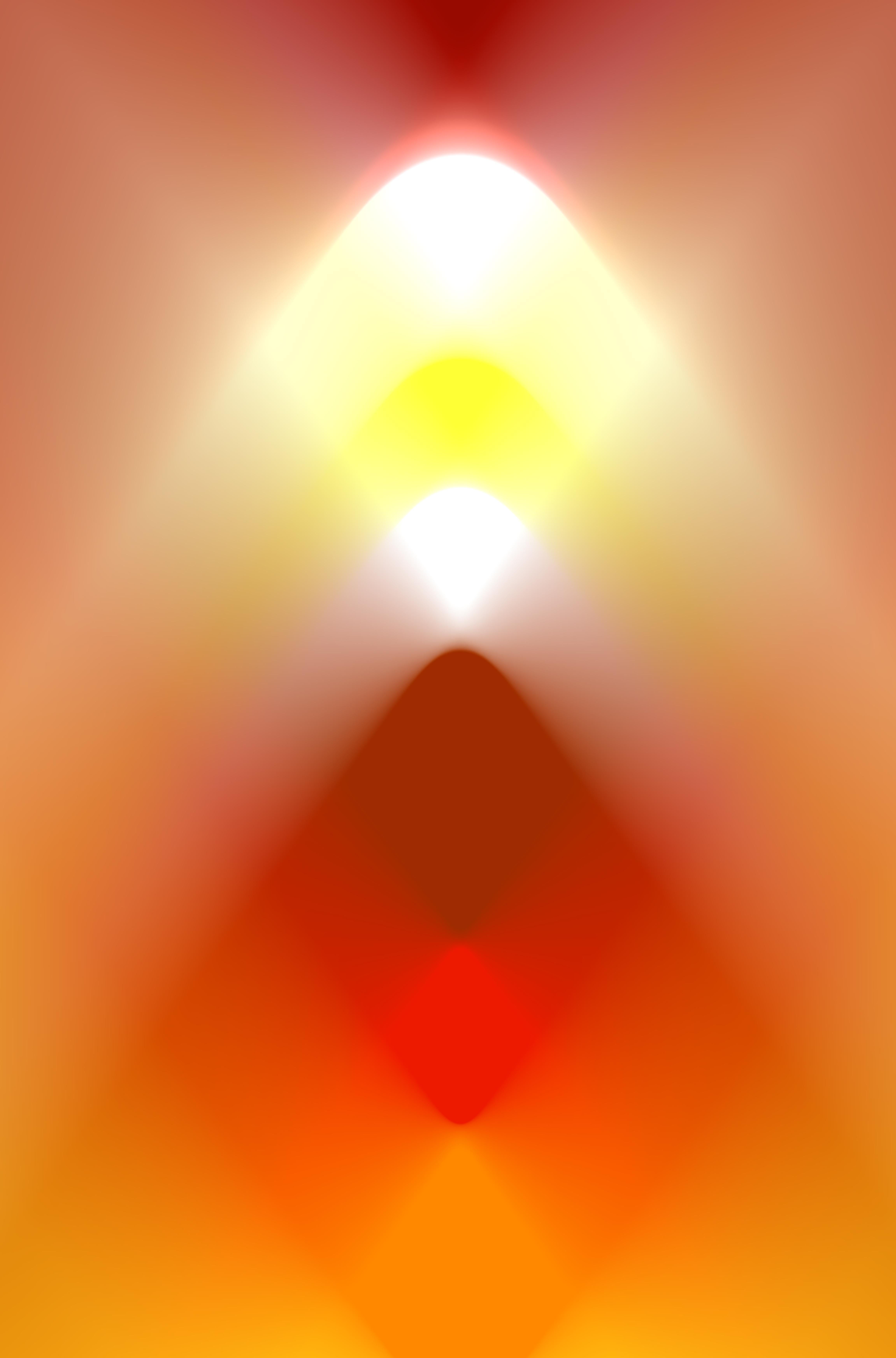 Diamond 4 - Signierte limitierte Auflage abstraktes Quadrat, Großformat Contemporary – Photograph von Michael Banks
