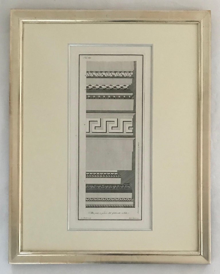 Architectural designs. A set of nine architectural engravings. For Sale 11