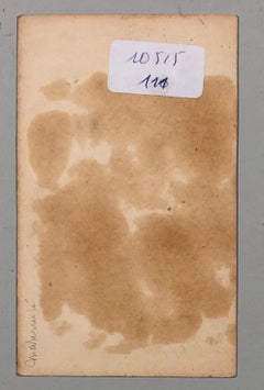 Family scene. Oil sketch on cardboard.