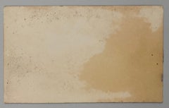 VAN BIESBROECK Jules. Landscape. Oil sketch on cardboard.