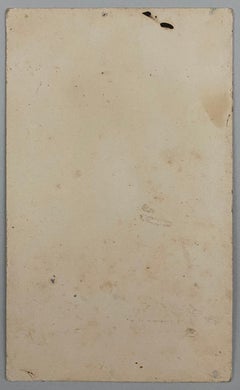 VAN BIESBROECK Jules. Portrait of a man. Oil sketch on cardboard.