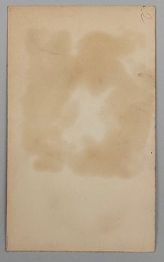 VAN BIESBROECK Jules. Portrait of a man . Oil sketch on cardboard. Unsigned.