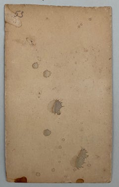 VAN BIESBROECK Jules Femme et enfant. Squisse à l'huile sur carton.