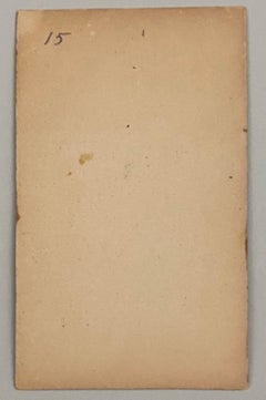 VAN BIESBROECK Jules. Landscape. Oil sketch on cardboard.