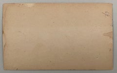 Paisaje nublado. Boceto al óleo sobre cartón. Sin firmar.