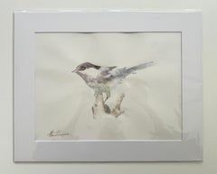 Pulcino, Uccello, Acquerello, Pittura fatta a mano, Pezzo unico