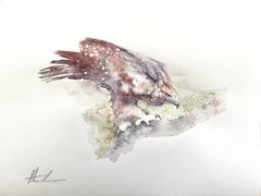 Eagle, Bird, Watercolor Handmade Painting, One of a Kind