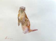 tter, aquarelle sur papier, peinture artisanale, unique en son genre