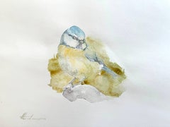 Great Tit, Bird, Watercolor on Paper, Handmade Painting, One of a Kind