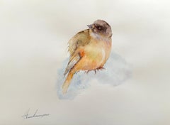Aquarelle sur papier, peinture faite à la main, unique en son genre