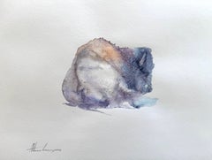 Aquarelle sur papier faite à la main Bison, unique en son genre