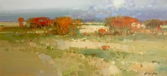 Herbst, Landschaft, Ölgemälde, Impressionismus