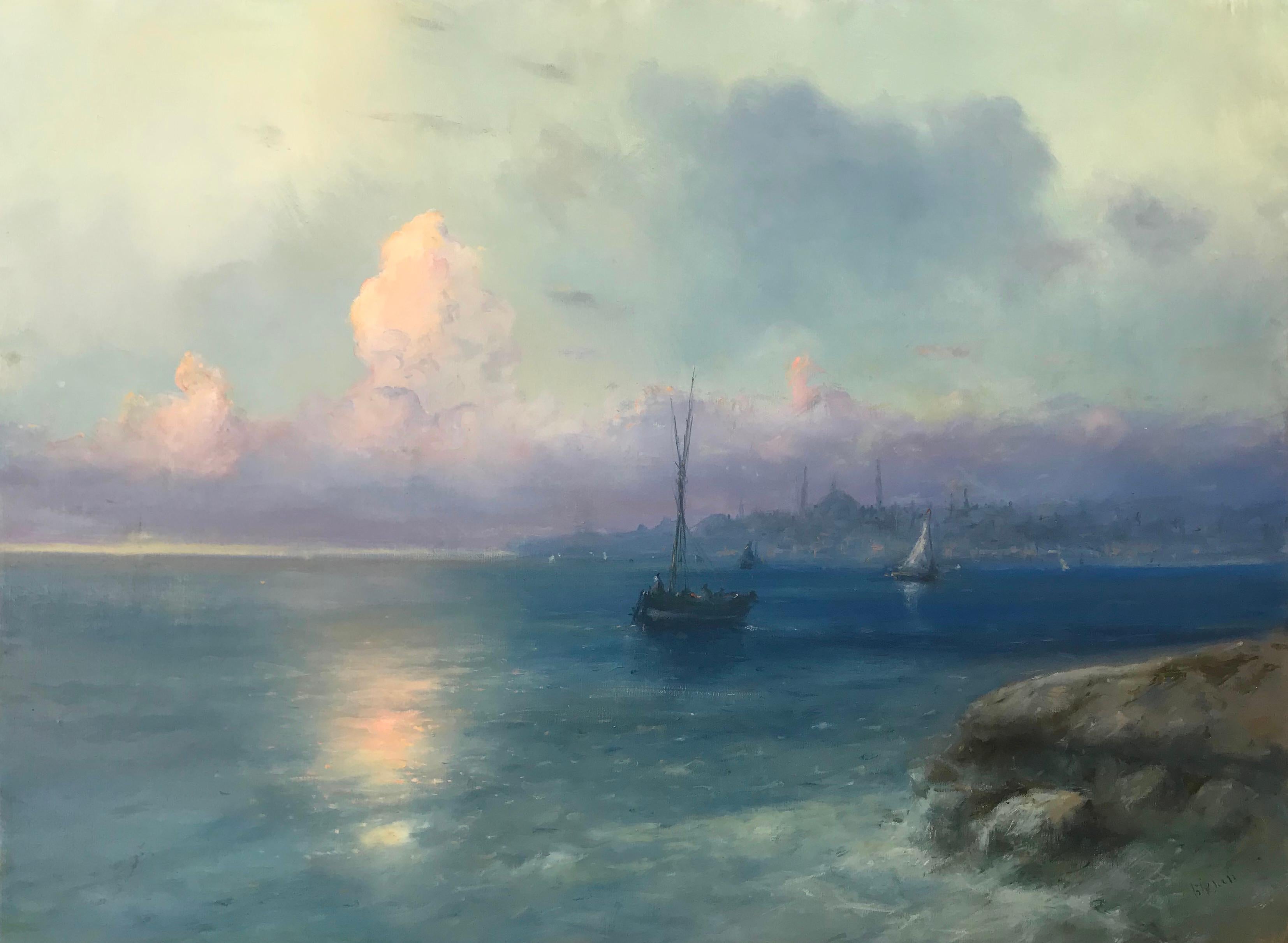 Karen Darbinyan Landscape Painting - Sail Boat