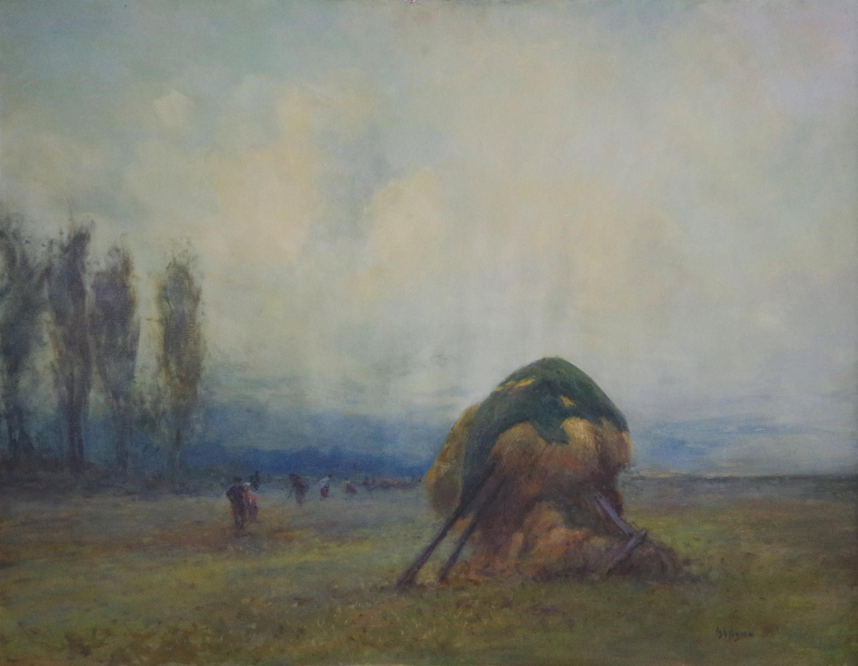 Karen Darbinyan Landscape Painting - Stock of Wheat