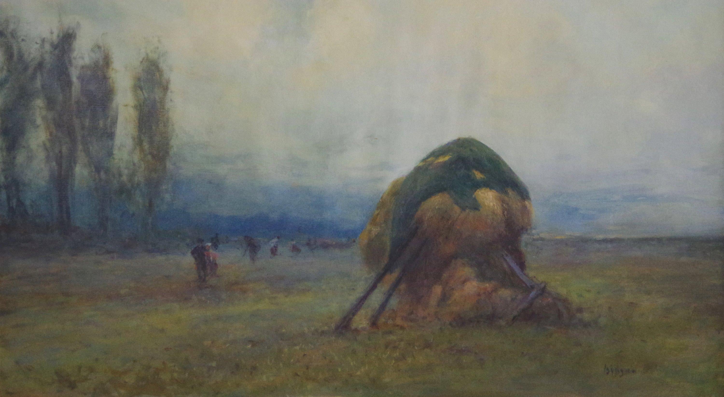 Stock of Wheat - Painting by Karen Darbinyan