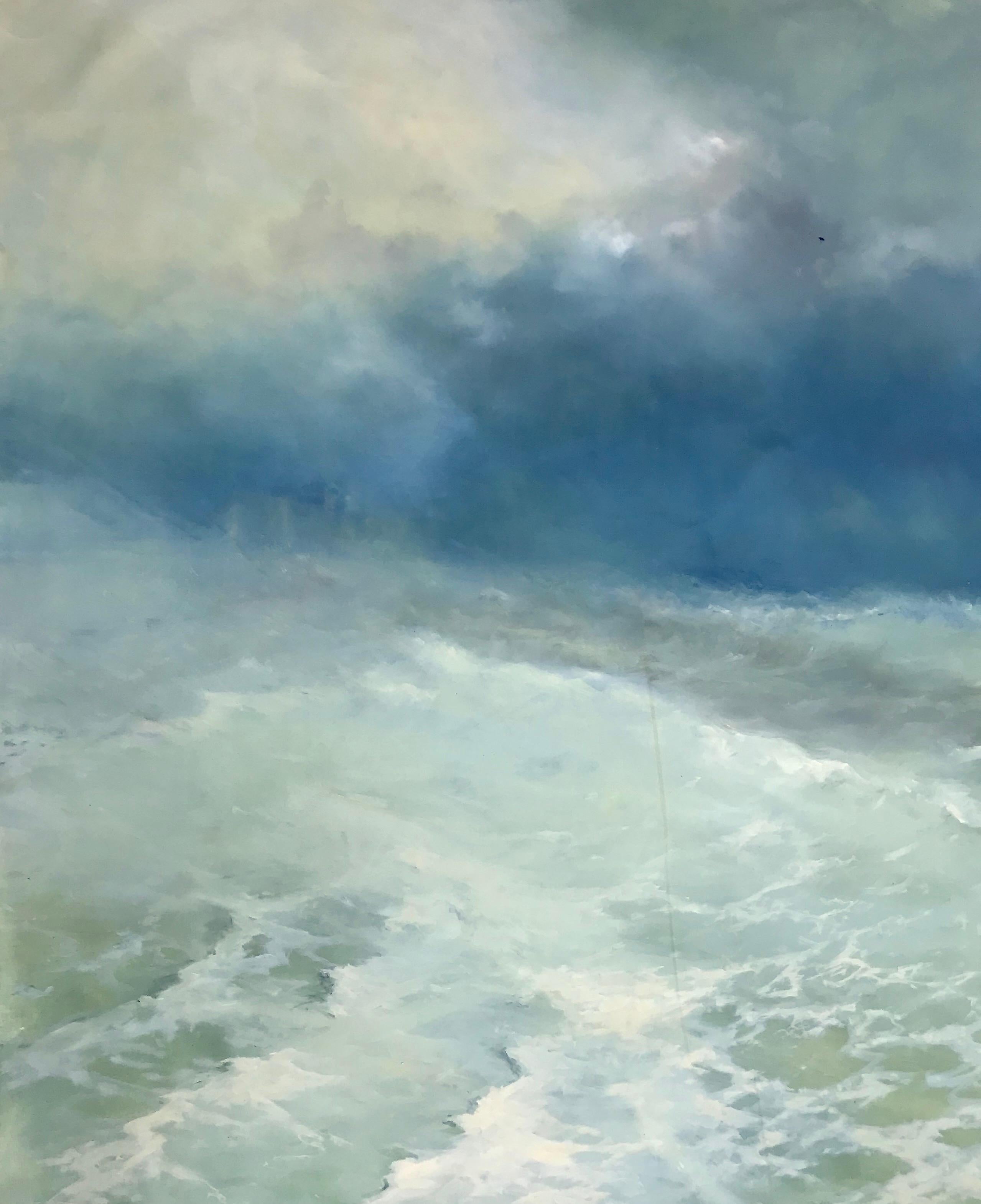 Play of Waves - Academic Painting by Karen Darbinyan