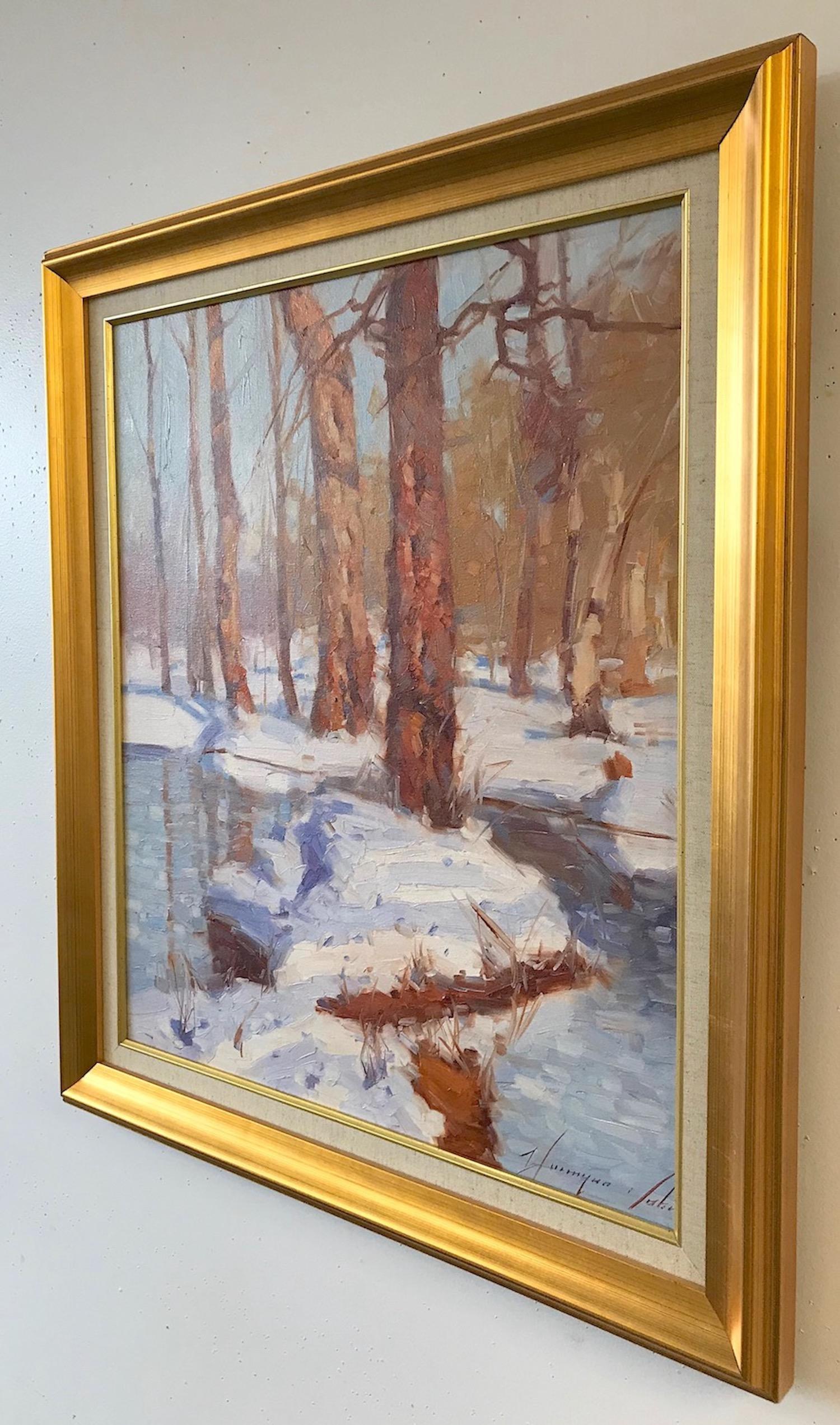 ARTIST: Vahe Yeremyan
WORK: Original Oil Painting, Handmade Artwork, One of a Kind 
MEDIUM: Oil on Canvas 
YEAR: 2018
STYLE: Impressionism, 
SUBJECT: Sunny Winter
SIZE: 24