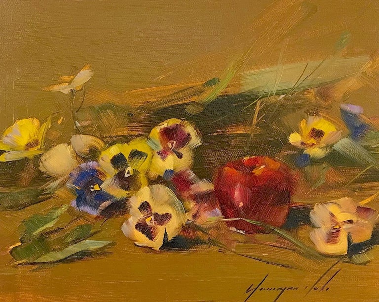 Vahe Yeremyan Still-Life Painting - Pansies