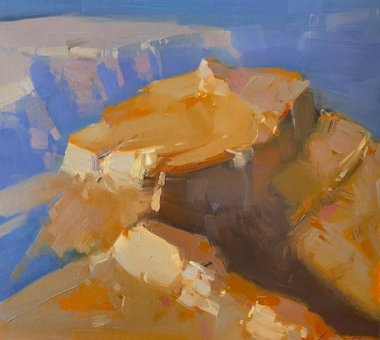 Peinture à l'huile originale du Grand Canyon, unique en son genre