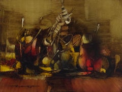 Peinture à l'huile abstraite originale, unique en son genre