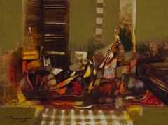 Astratto in Chase, Arte contemporanea Pittura ad olio originale, Un pezzo unico