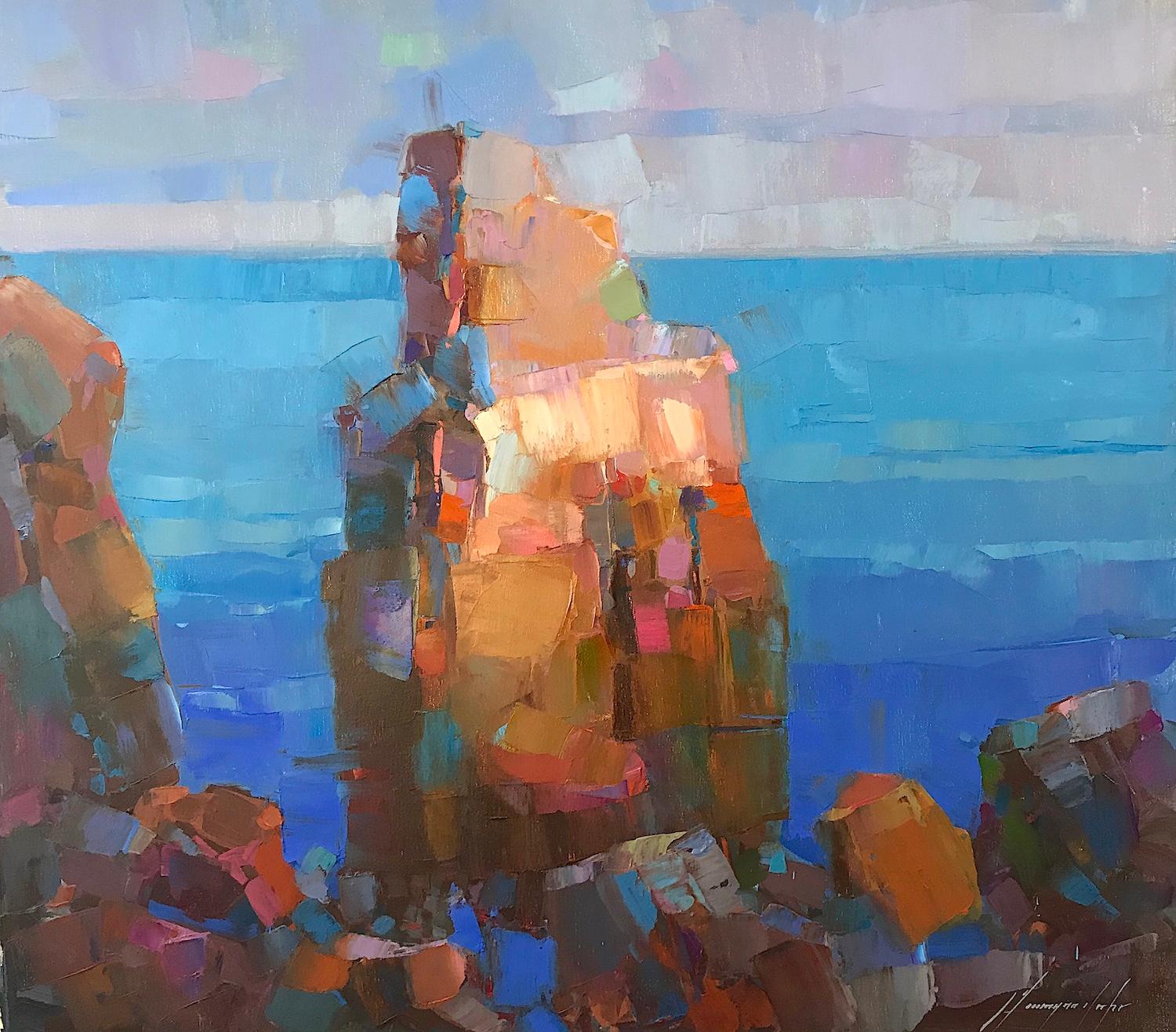 Vahe Yeremyan Landscape Painting - Cliffs