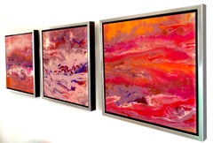Framed Dance 3, Abstract, Original Painting, Ready to Hang