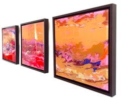 Enmarcado Danza 4, Abstracto, Pintura original, Listo para colgar