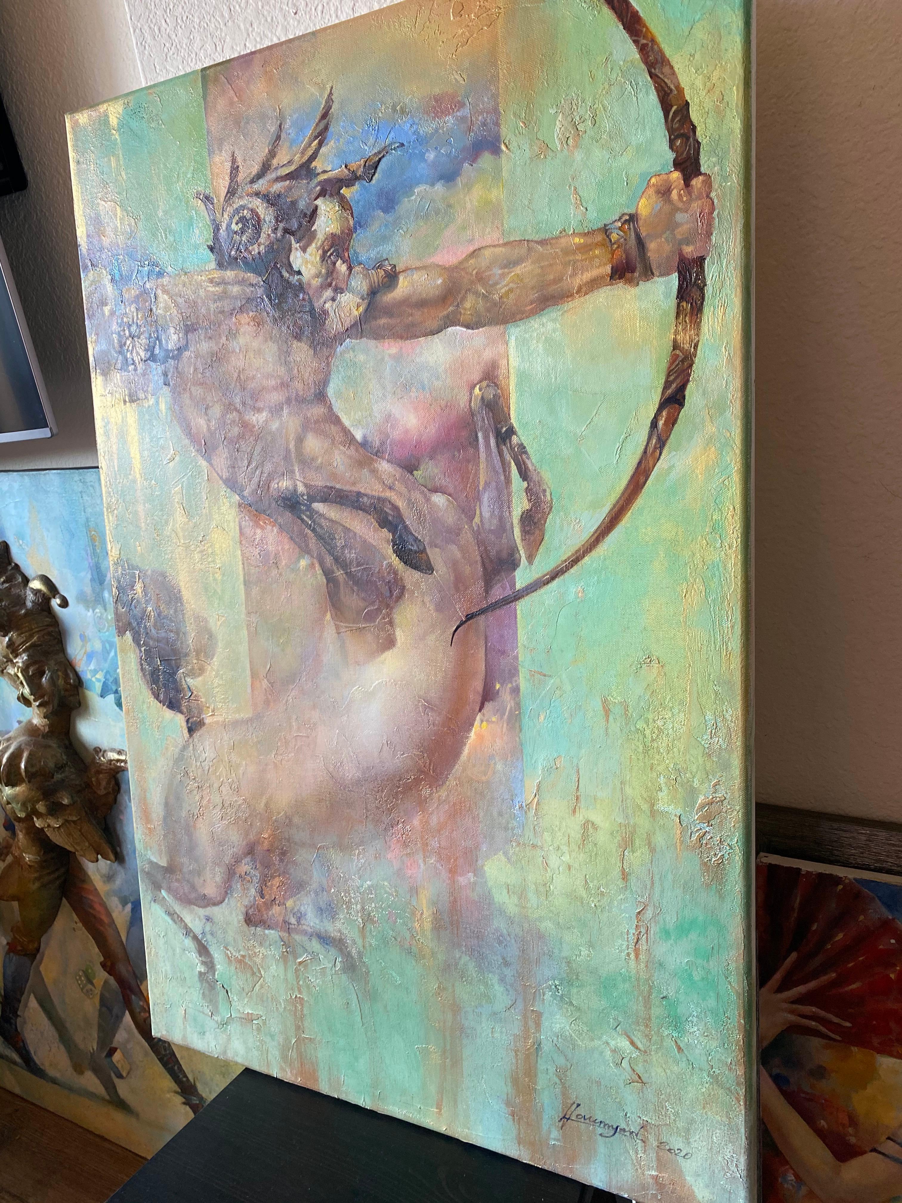 Surrealismo figurativo Pittura ad olio originale
Artista: Vahe Yeremyan
Opera: Pittura a olio originale, opera d'arte fatta a mano, pezzo unico
Mezzo: Olio su tela
Anno: 2019
Stile: Surrealismo,
Oggetto: Centauro dello Zodiaco
Dimensioni: 36